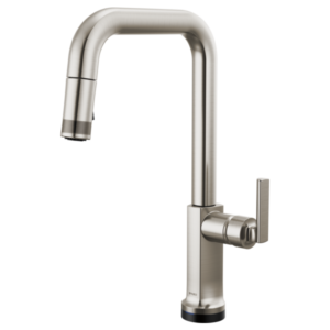 Brizo 64007LF-SSLHP-L Kintsu® SmartTouch® Pull-Down Faucet with Square Spout - Less Handle