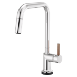 Brizo 64065LF-SLLHP Odin® SmartTouch® Pull-Down Kitchen Faucet with Square Spout - Less Handle - Image 11