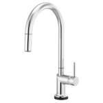 Brizo 64075LF-SLLHP Odin® SmartTouch® Pull-Down Kitchen Faucet with Arc Spout - Less Handle - Image 3