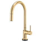 Brizo 64075LF-SLLHP Odin® SmartTouch® Pull-Down Kitchen Faucet with Arc Spout - Less Handle - Image 6