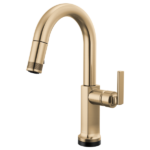 Brizo 64906LF-SSLHP-L Kintsu® SmartTouch® Pull-Down Prep Faucet with Arc Spout - Less Handle - Image 4
