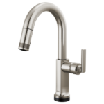 Brizo 64906LF-SSLHP-L Kintsu® SmartTouch® Pull-Down Prep Faucet with Arc Spout - Less Handle