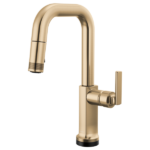 Brizo 64907LF-PCLHP-L Kintsu® SmartTouch® Pull-Down Prep Faucet with Square Spout - Less Handle - Image 4