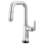 Brizo 64907LF-PCLHP-L Kintsu® SmartTouch® Pull-Down Prep Faucet with Square Spout - Less Handle