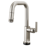 Brizo 64907LF-SSLHP-L Kintsu® SmartTouch® Pull-Down Prep Faucet with Square Spout - Less Handle