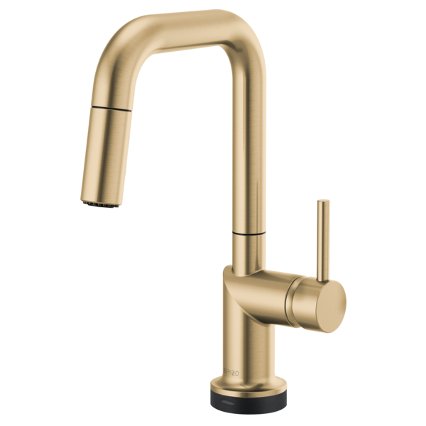 Brizo 64965LF-GLLHP Odin® SmartTouch® Pull-Down Prep Kitchen Faucet with Square Spout - Less Handle