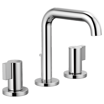 Litze widespread lavatory faucet in Brilliance Luxe Gold