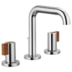 Litze widespread lavatory faucet in Luxe Gold finish