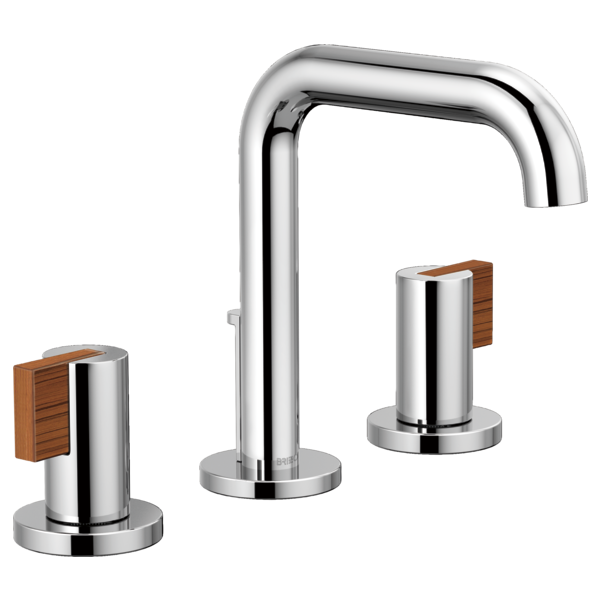 Brizo 65332LF-PCLHP--HL5332-PCTK-NM Litze® Widespread Lavatory Faucet with High Spout - Less Handles 1.5 GPM