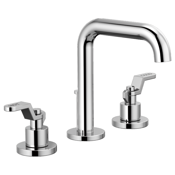 Brizo 65332LF-PCLHP--HL5334-PC-NM Litze® Widespread Lavatory Faucet with High Spout - Less Handles 1.5 GPM