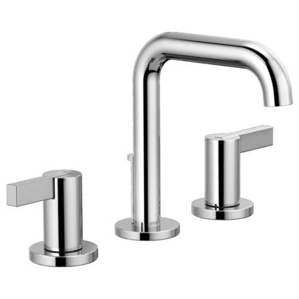 Brizo Litze widespread lavatory faucet in polished chrome