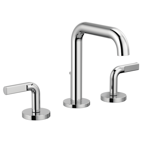 Brizo 65332LF-PCLHP--HL5339-PC Litze® Widespread Lavatory Faucet with High Spout - Less Handles 1.5 GPM