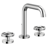 Litze widespread lavatory faucet in Brilliance Luxe Gold finish