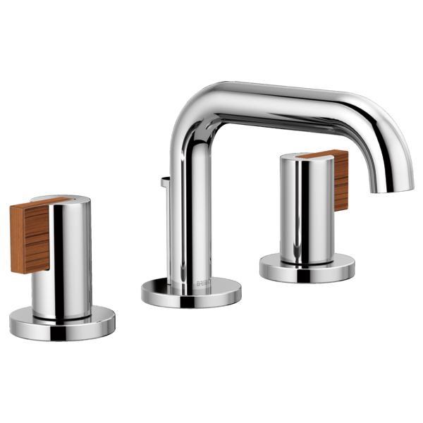 Brizo 65334LF-PCLHP--HL5332-PCTK-NM Litze® Widespread Lavatory Faucet with Low Spout - Less Handles 1.5 GPM