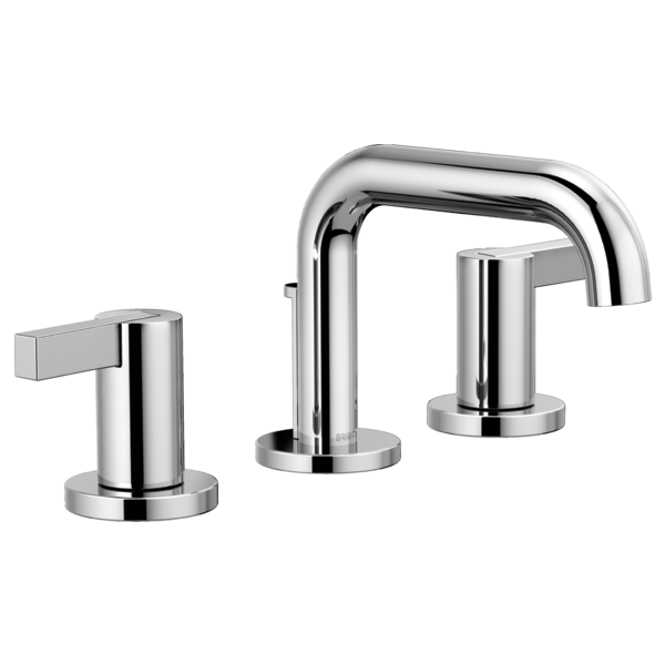 Brizo 65334LF-PCLHP--HL5335-PC-NM Litze® Widespread Lavatory Faucet with Low Spout - Less Handles 1.5 GPM