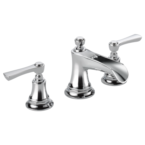 Brizo 65361LF-PCLHP--HL5360-PC Rook® Widespread Lavatory Faucet with Channel Spout - Less Handles 1.5 GPM