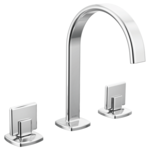 Brizo 65367LF-PCLHP-ECO--HK5367-PC Allaria® Widespread Lavatory Faucet with Square Spout - Less Handles