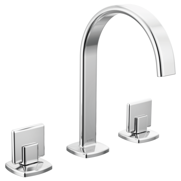 Brizo 65367LF-PCLHP-ECO--HK5367-PC Allaria® Widespread Lavatory Faucet with Square Spout - Less Handles