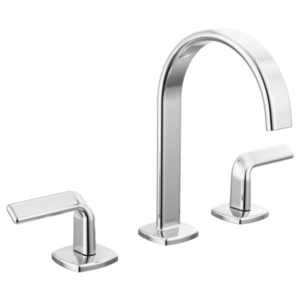 Brizo 65367LF-PCLHP-ECO--HL5367-PC Allaria® Widespread Lavatory Faucet with Square Spout - Less Handles