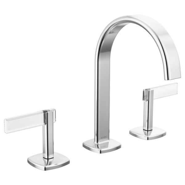 Brizo 65367LF-PCLHP-ECO--HL5368-PCCL Allaria® Widespread Lavatory Faucet with Square Spout - Less Handles