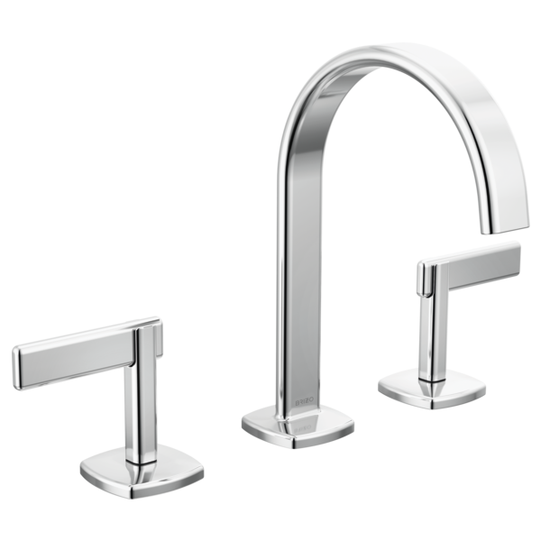 Brizo 65367LF-PCLHP-ECO--HL5368-PC Allaria® Widespread Lavatory Faucet with Square Spout - Less Handles