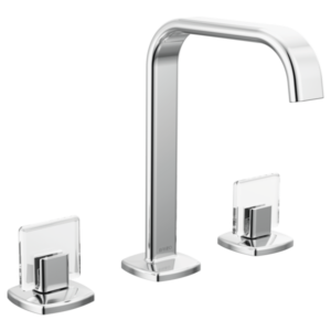 Brizo 65368LF-PCLHP-ECO--HK5367-PCCL Allaria® Widespread Lavatory Faucet with Square Spout - Less Handles