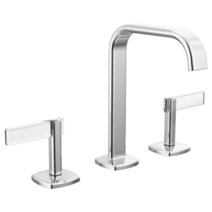 Brizo 65368LF-PCLHP-ECO--HL5368-PCCL Allaria® Widespread Lavatory Faucet with Square Spout - Less Handles