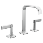 Brizo 65368LF-PCLHP-ECO--HL5368-PC Allaria® Widespread Lavatory Faucet with Square Spout - Less Handles