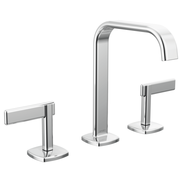 Brizo 65368LF-PCLHP-ECO--HL5368-PC Allaria® Widespread Lavatory Faucet with Square Spout - Less Handles