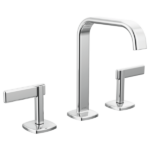Brizo 65368LF-PCLHP-ECO--HL5368-PCCL Allaria® Widespread Lavatory Faucet with Square Spout - Less Handles - Image 3