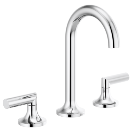 Brizo Odin widespread lavatory faucet in Luxe Gold finish