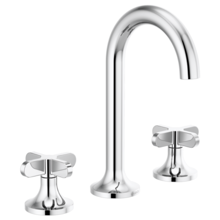 Brizo Odin widespread lavatory faucet in Luxe Gold finish