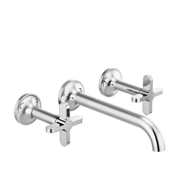Brizo T65875LF-PCLHP--HX5875-PC--R65800 Odin® Two-Handle Wall Mount Lavatory Faucet - Less Handles