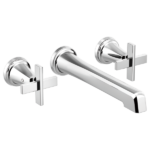 Brizo Levoir Wall Mount Lavatory Faucet in Luxe Gold Finish