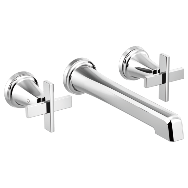 Brizo T65898LF-PCLHP--HX5898-PC--R65800 Levoir® Two-Handle Wall Mount Lavatory Faucet - Less Handles 1.5 GPM