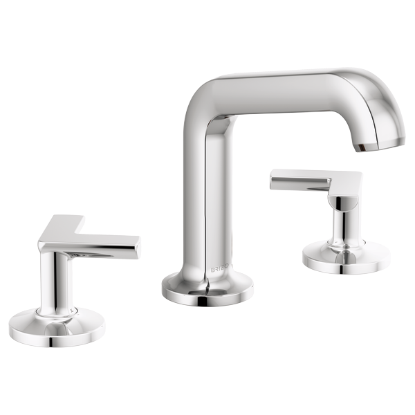 Brizo 65307LF-PCLHP-ECO--HX5306-PC Kintsu® Widespread Lavatory Faucet with Angled Spout - Less Handles 1.2 GPM