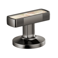 Widespread Lavatory Knob with Mother of Pearl Inlay Handle Kit HI5306-BNXPL