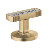 Widespread Lavatory Knob with Custom Inlay Handle Kit HI5306-GL