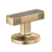 Widespread Lavatory Knob with Concrete Inlay Handle Kit HI5306-GLCT