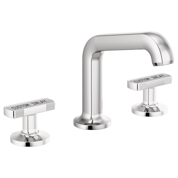 Brizo 65307LF-PCLHP-ECO--HI5306-PC Kintsu® Widespread Lavatory Faucet with Angled Spout - Less Handles 1.2 GPM