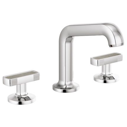Brizo modern lavatory faucet with angled spout – Polished Chrome