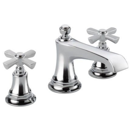 Brizo Rook Widespread Lavatory Faucet 1.2 GPM in Polished Chrome – AquaLuxe Canada