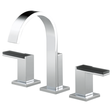 Brizo Siderna Widespread Lavatory Faucet in Polished Chrome – AquaLuxe Canada
