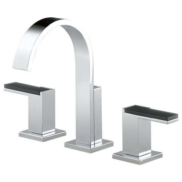 Brizo 65380LF-PCLHP--HL5382-PC Siderna® Widespread Lavatory Faucet - Less Handles 1.5 GPM