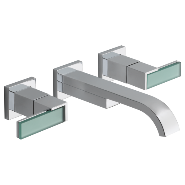 Brizo 65880LF-PCLHP--HL5881-PC Siderna® Two-Handle Wall Mount Lavatory Faucet - Less Handles 1.5 GPM