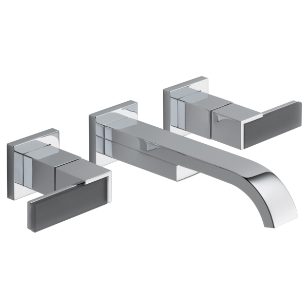 Brizo 65880LF-PCLHP--HL5882-PC Siderna® Two-Handle Wall Mount Lavatory Faucet - Less Handles 1.5 GPM