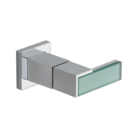 Wall Mount Lavatory Green Glass Lever Handle Kit HL5881-PC