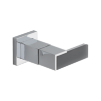 Wall Mount Lavatory Solar Gray Glass Lever Handle Kit HL5882-PC