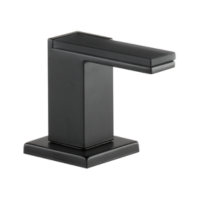 Widespread Lavatory and Bidet Solar Gray Glass Lever Handle Kit HL5382-BL