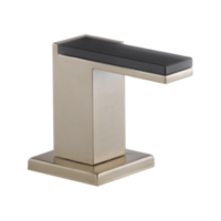 Widespread Lavatory and Bidet Solar Gray Glass Lever Handle Kit HL5382-BN